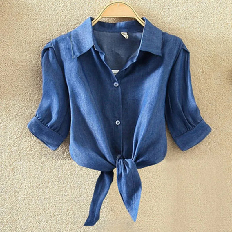 100% Cotton Womens Blouse Shirt White Summer Blouses Shirts Holiday Loose Short Sleeve Casual Tops and Blouses Women Blusas New Les Cendres de Lune